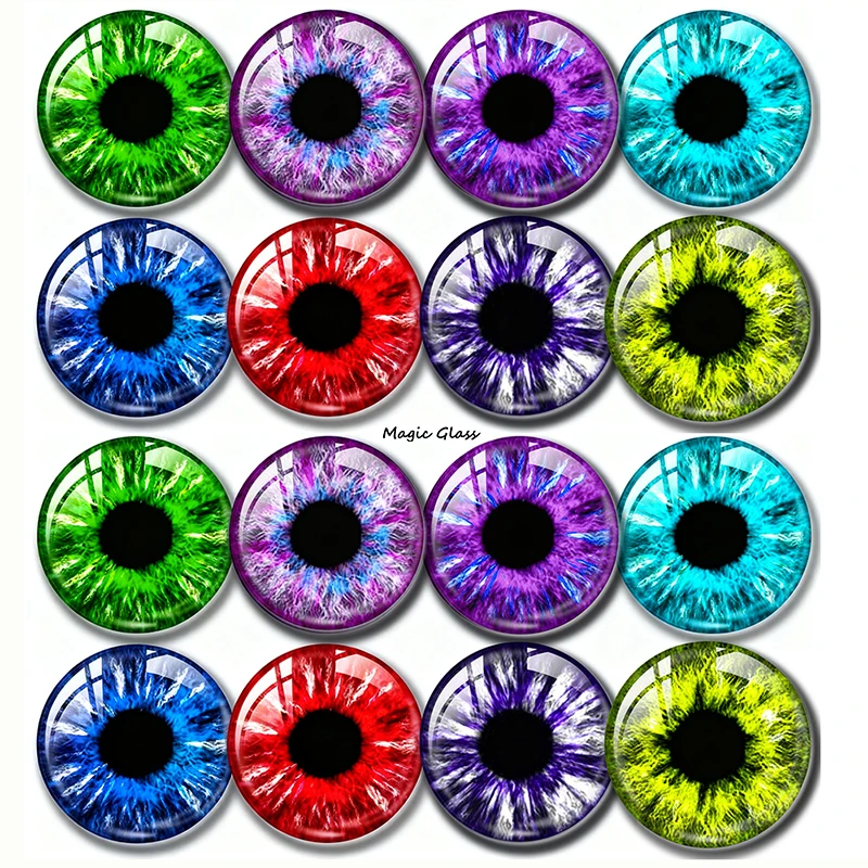 

6 мм, 8 мм, 10 мм, 12 мм, 18 мм, 20 мм, 25 мм, 30 мм, 14 мм, фотостекло, кабошон, круглый узор, ювелирные изделия своими руками, аксессуары, белые световые глаза