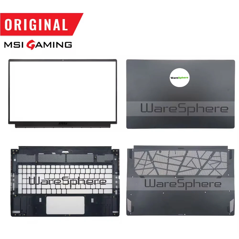 

New Original for MSI GS75 17G1 P75 LCD Back Cover Front Bezel Plamrest Top Upper Case Bottom Base 3077G1 MS-17G1