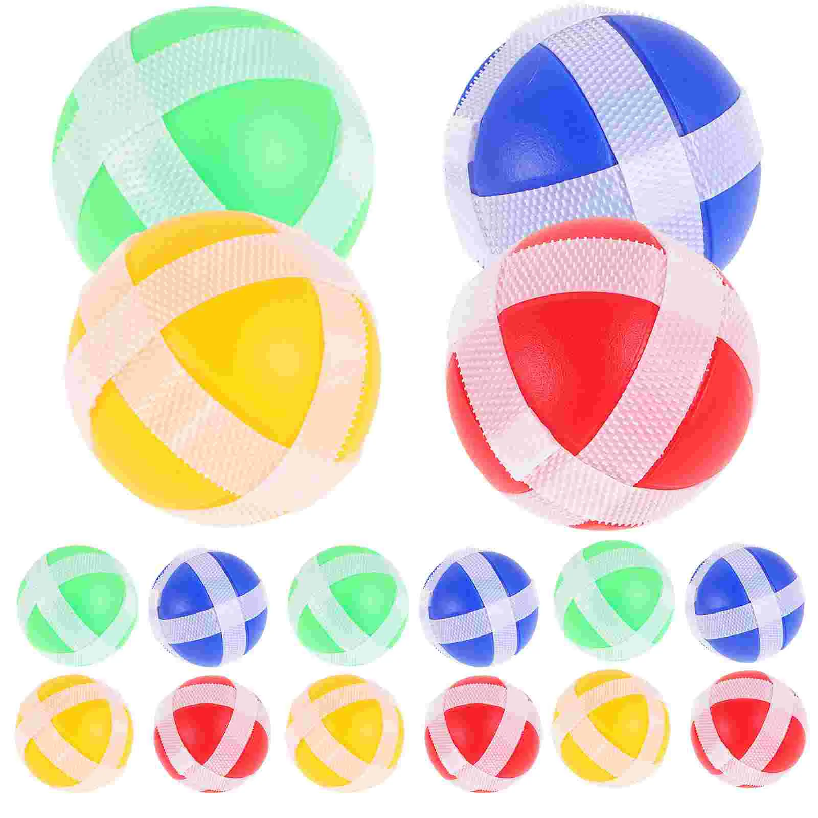 16pcs Dart board sticky balls Interactive Sticky Balls  Small Sticky Balls Dart Board Sticky Balls Throw Balls Dart Game Accesso