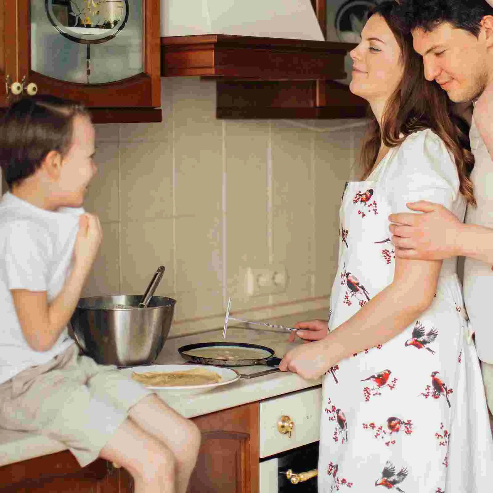 พรีเมี่ยมสแตนเลส Crepe Spreader Pancake Scraper น้ําหนักเบาครัวเบเกอรี่เครื่องมือสําหรับกระทะทอด Skillet Pastry