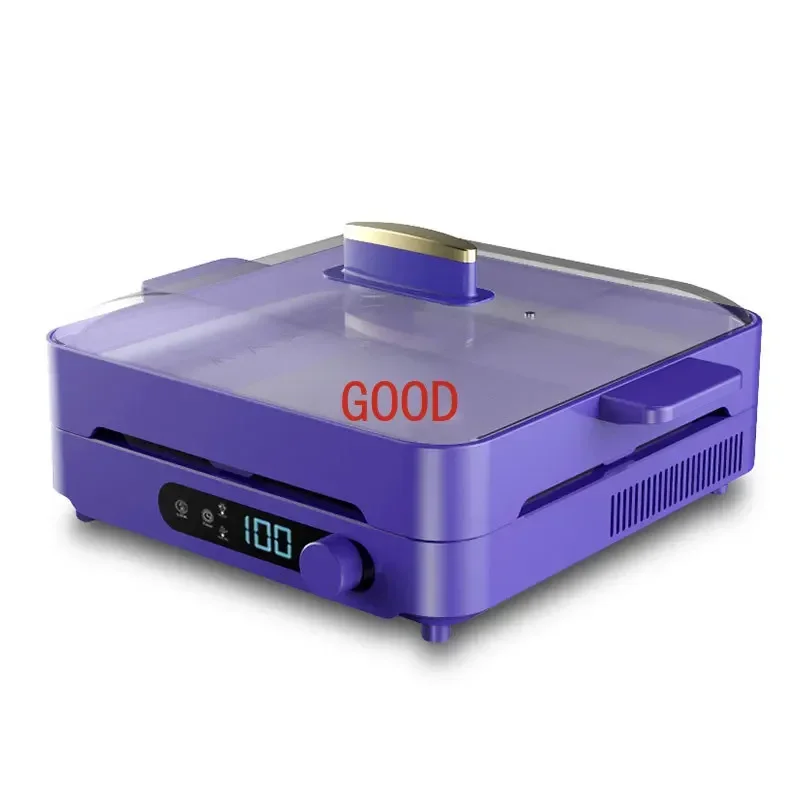 Kitchen Appliances Small Induction Cooker with Cast Aluminium Thickened Baking Pan