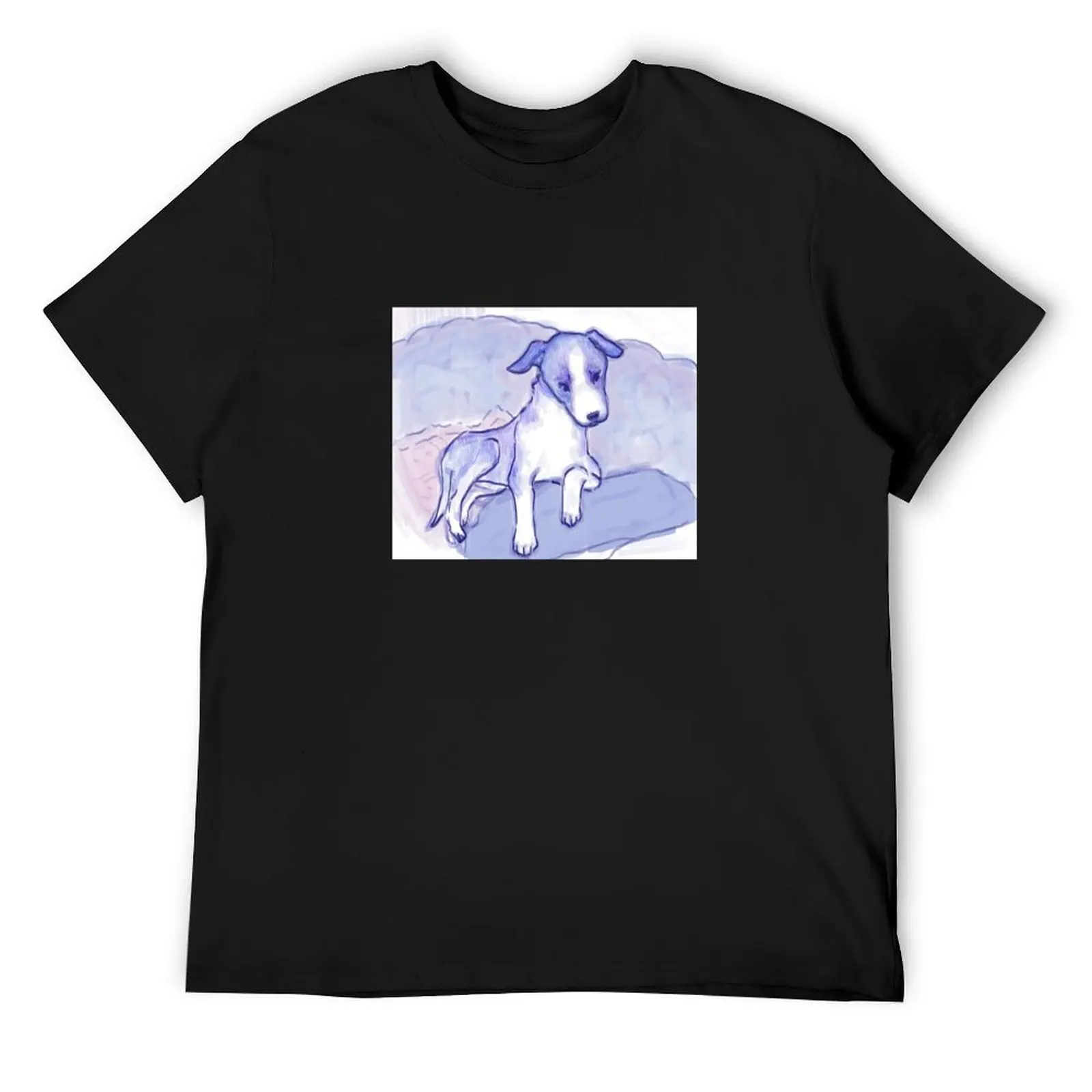 

Pretty Purple Dog T-Shirt plain customs design your own mens workout shirts