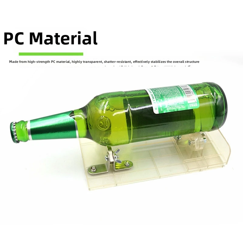 Dual Use Glass Bottle Cutter Wine Beer Bottle Cutting Tool Adjustable Glass Cutter for DIY Craft Recycling Bottle Cutting Tool