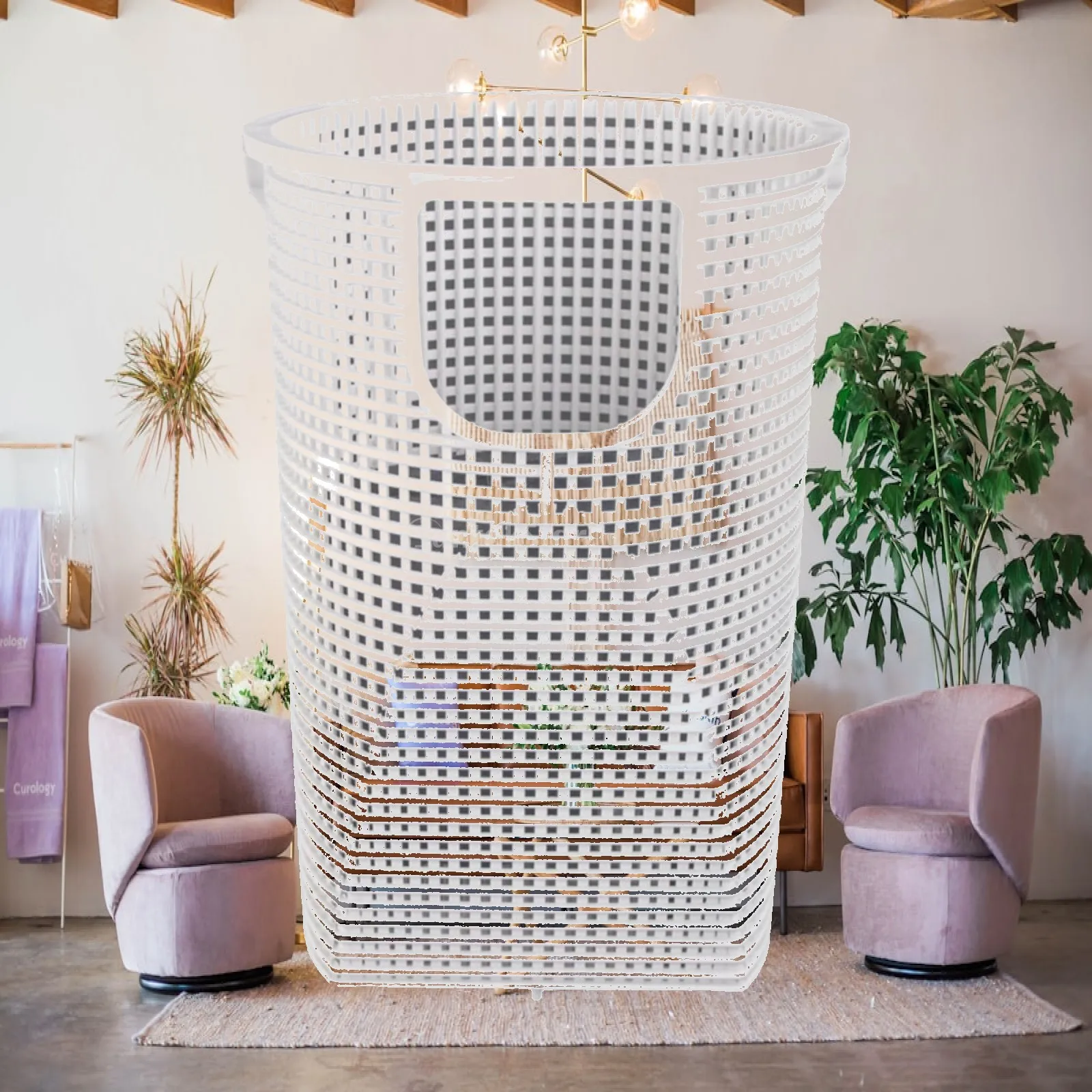 Replacement Pump Basket Perforated Basket with Cutout Plastic White for Pool Owners
