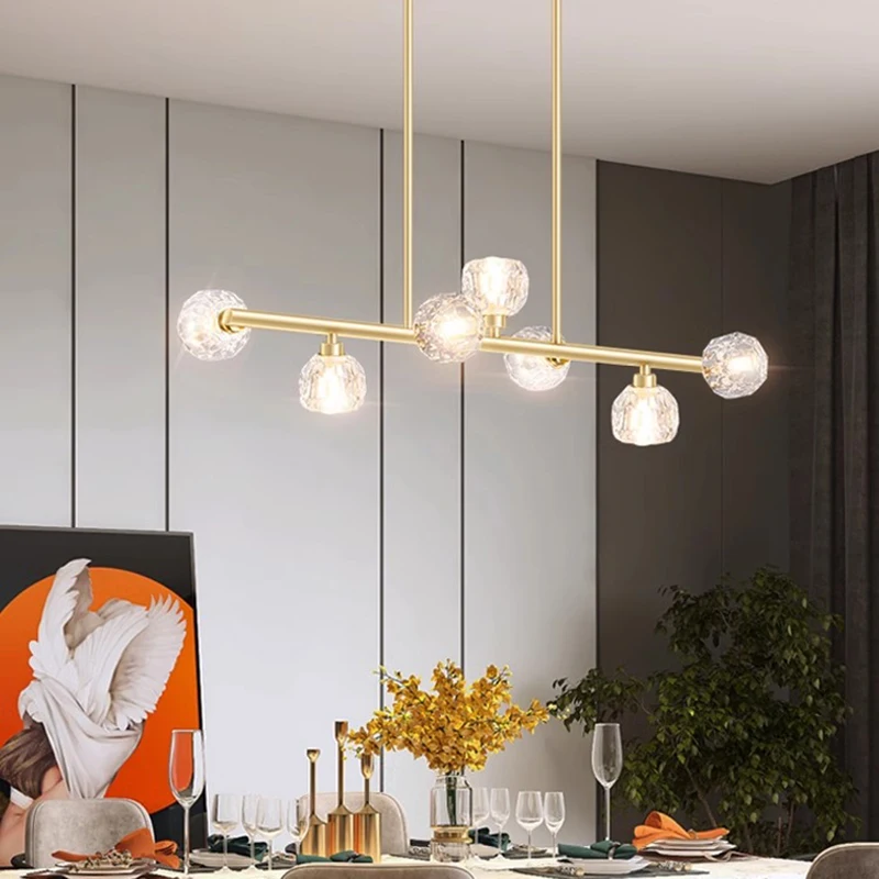 Modern LED Chandeliers para Home Decor, Luzes penduradas, Sala de estar, Sala de jantar, Iluminação interior