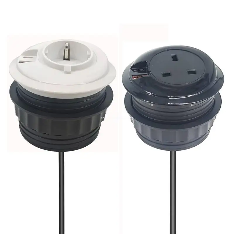 Concealed Installation Rotates Sockets Power Outlet Simple Installation for Homes Dropship