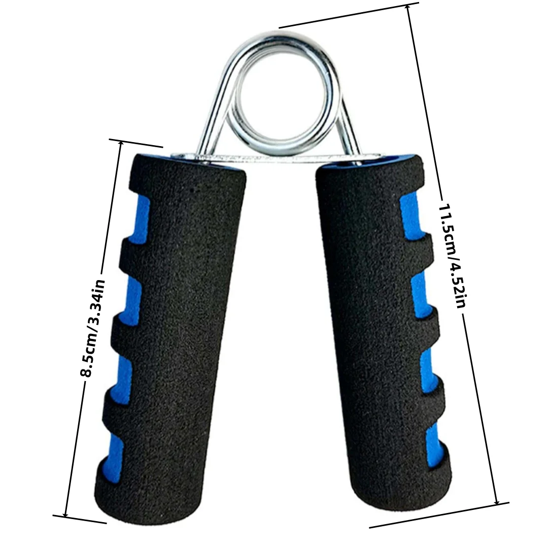 A-förmiger Schwamm-Griffkrafttrainer für Männer, A-Typ Schwamm-Armtrainer, Fitnessgerät, Zweifarbiger Schwamm-Schweißabsorbierender Handtrainer – Detail 5