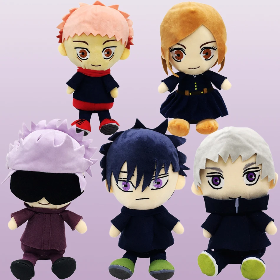 

Jujutsu Kaisen Plush Toys Satoru Gojo Fushiguro Megumi Itadori Yuji Inumaki Toge Anime Stuffed Doll Kawaii Figure Children's Gif
