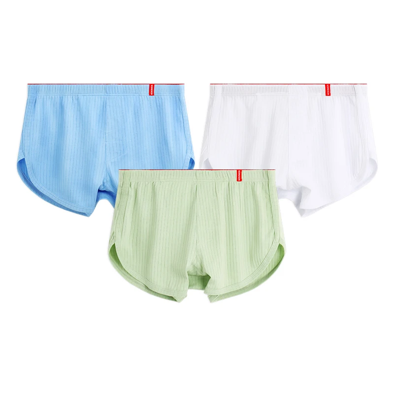 Herren locker sitzende Unterwäsche für Herren zu Hause tragen Boxer lässige Nachtwäsche Mode Mid Rise Herren unterwäsche