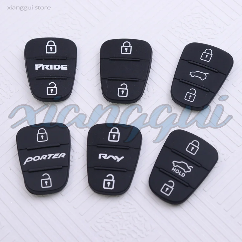 Car Key Rubber Buttons Pad for Hyundai/kia Verna Bongo K2 K5 I20 Ceed Elantra Solaris Accent Sportage Rio Morning Picanto Porter