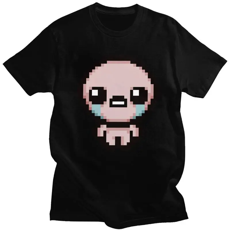 Custom Cool The Binding Of Isaac Pixel T Shirt Men Short Sleeves 100% Cotton T-shirt Leisure Tees Streetwear Tshirt
