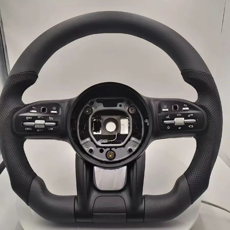 

Спортивное рулевое колесо из углеродного волокна для Mercedes AMG GT W212 W213 W204 W205 W177 W157 W218 W219 W257 C63 Автомобильные аксессуары