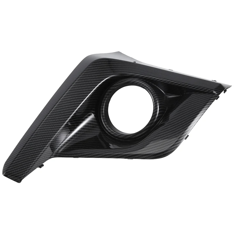 متفوقة الجبهة الوفير الضباب غطاء خفيف مصبغة الضباب مصباح الحافة غطاء لسوبارو-XV Crosstrek18-20 57731FL081 57731FL082 ألياف الكربون