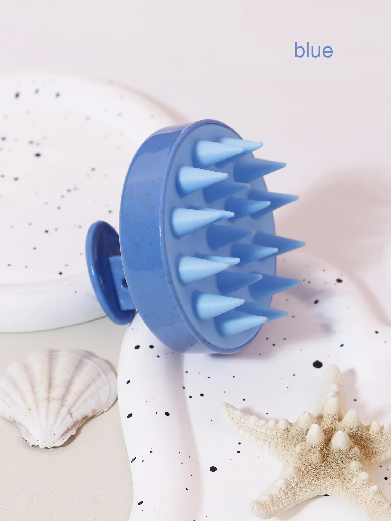 1PCS scalp massage shampoo brush, soft silicone hair used to remove dandruff and exfoliate