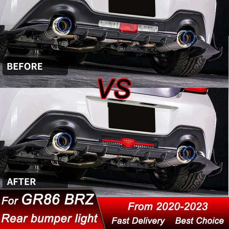 Car Tail Lights For Toyota GR86 Subaru BRZ 20-23 Upgrade full LED Rear bumper light Dynamic Turn Signal Light Tail Lamp Assembly
