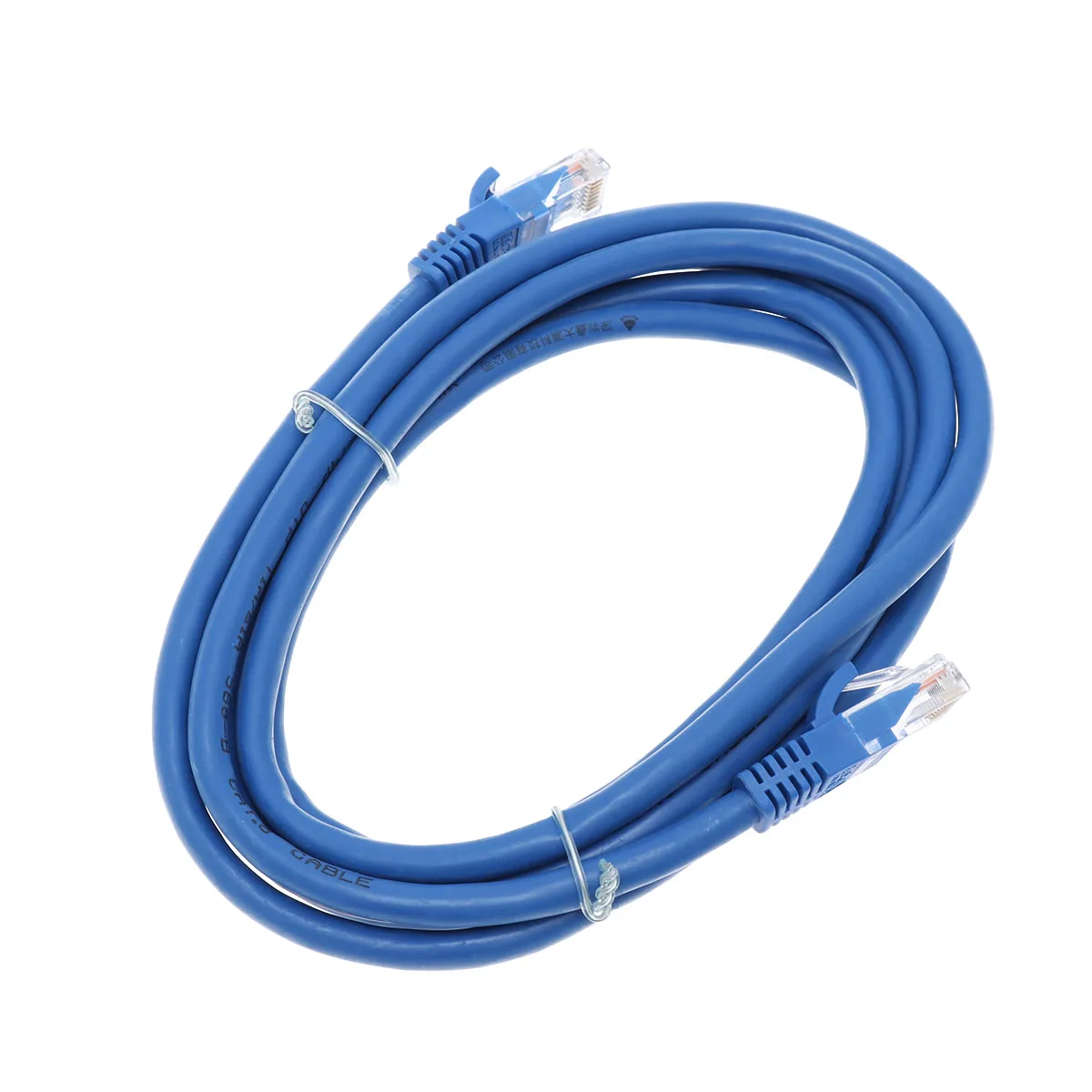 

2M Blue Cat6 Ethernet Network Cable For Lan Gigabit Internet High Speed Durable Gold Plated Bare Copper Conductors Lan