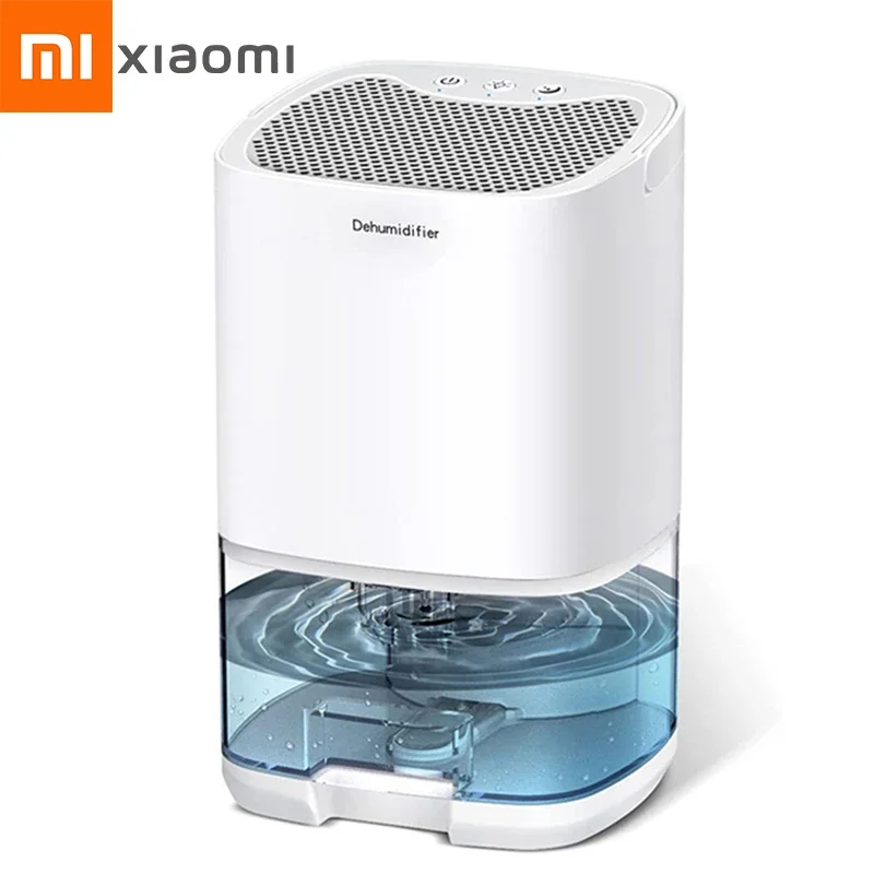 Xiaomi Dehumidifer 1000ml Water Tank 2 in 1 Quiet Moisture Absorbers With Basic Air Filter Air Dehumidifier Home Room Kitchen