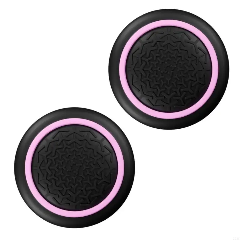 Silicone Double Color Thumbstick Caps Cover Shock Absorption For Gamepad Controller With Soft Grip And Protective Design 77JC