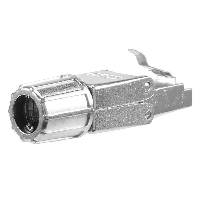 [NEW!】 2 Pcs For RJ45 CAT7 Connectors Tool Free Shielded Toolless Modular Network Plug For Installation Cable