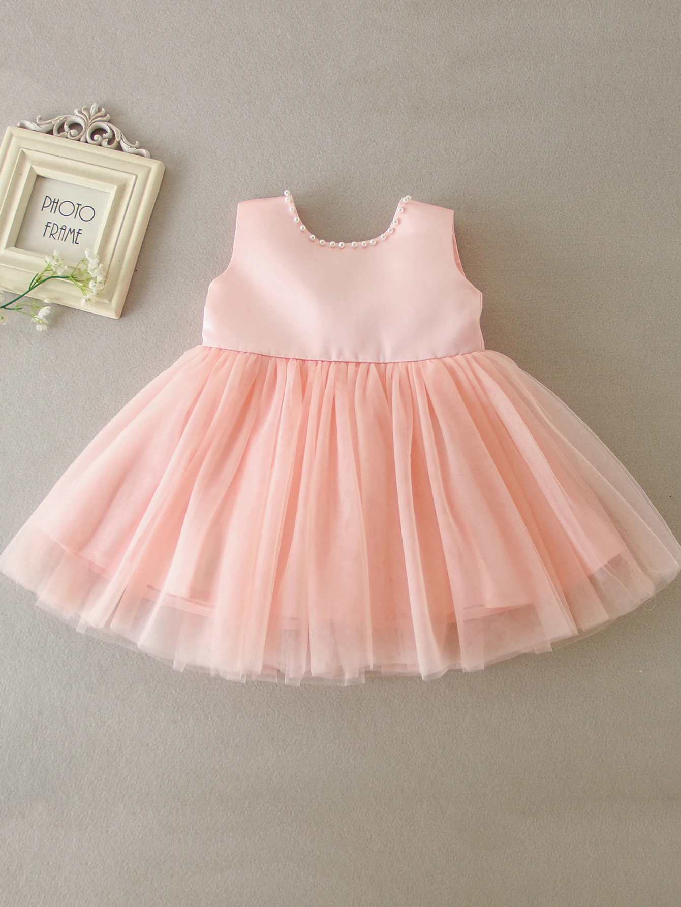 First Birthday Outfit Girl Tulle Baptism Gowns Baby Dresses For Girls