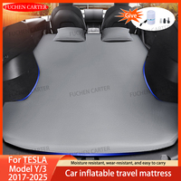 Outdoor Camping Inflatable Special Suede Fabric Car Travel Bed for Tesla Model 3 Model Y 2017-2025 Inflatable Air Mattress