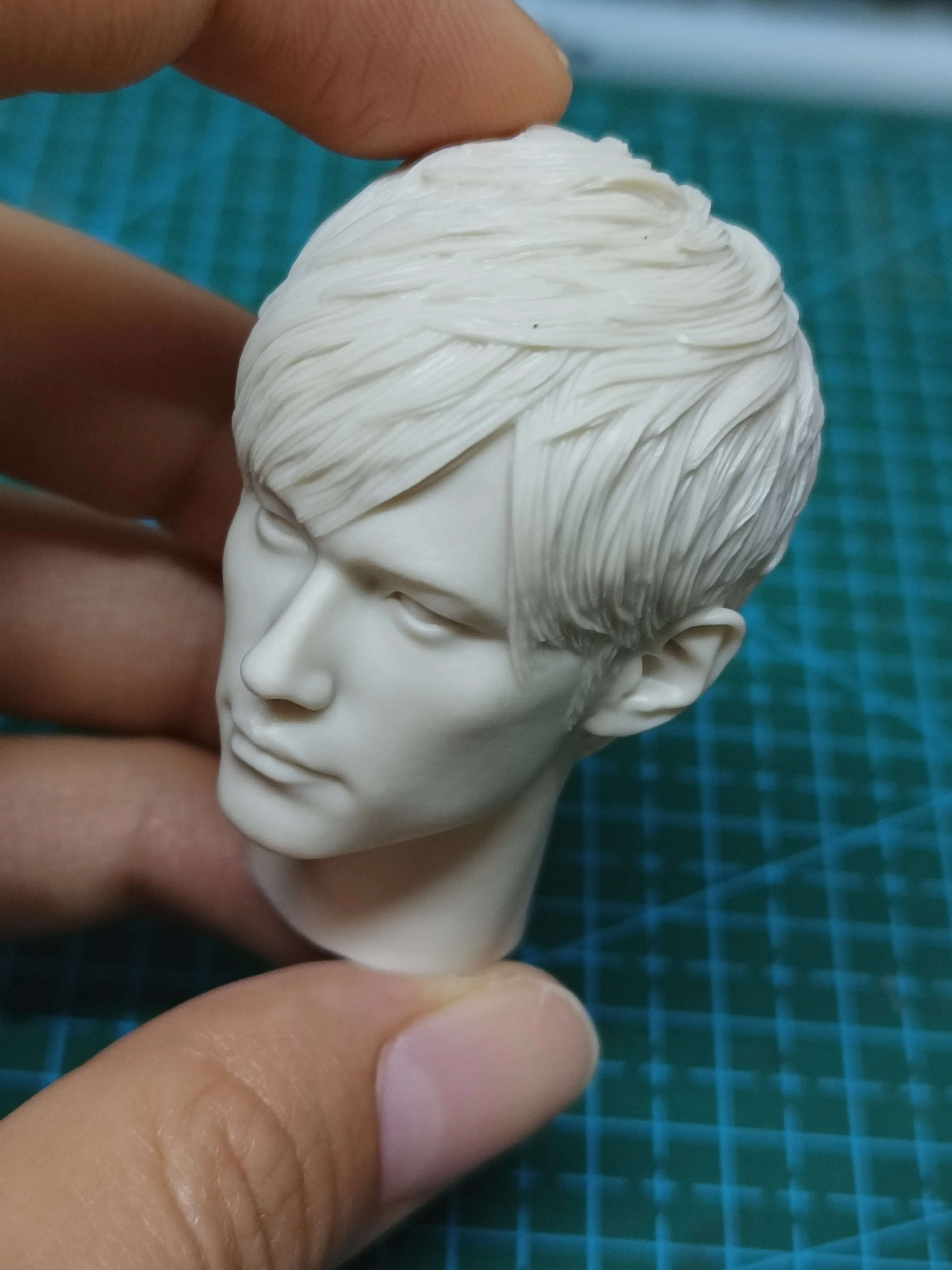 

1/6 Scale Jay Chou Asia Male Head Sculpture Carving 1:6 Singer Star Model Fit 12'' BJD Action Figure Soldier Toys