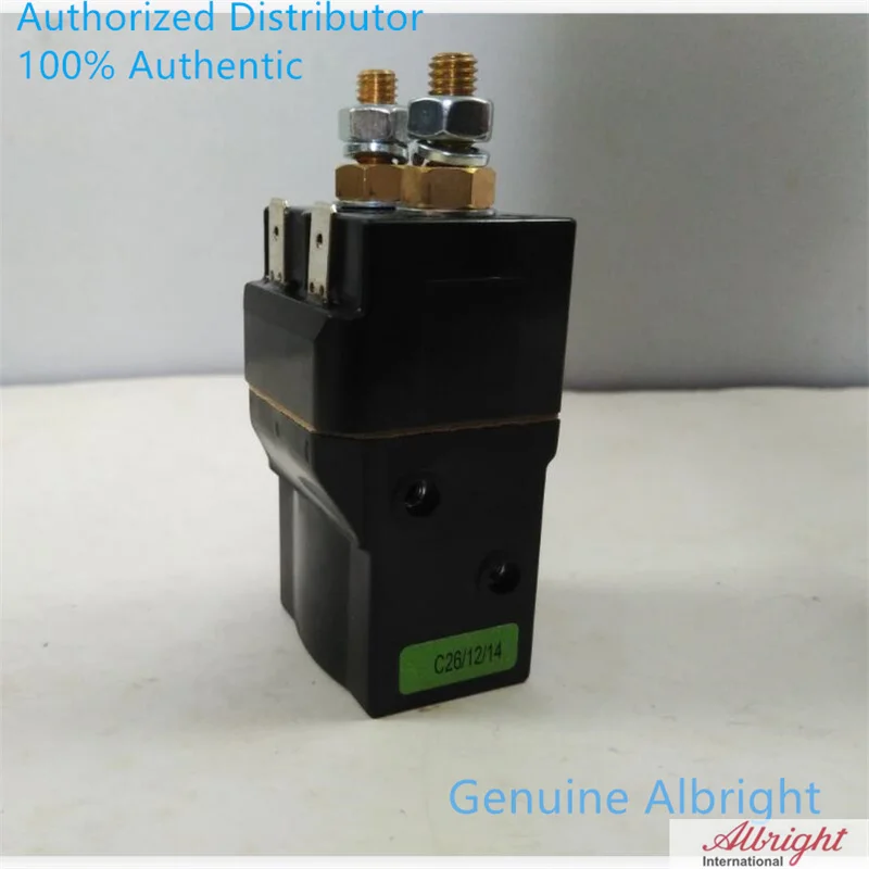 Genuine Albright SW60 SW60-4 SW60B-8 24V 48V DC Contactor Solenoid Relay for Eelctric Vehicle Spare Parts Robot Industrial