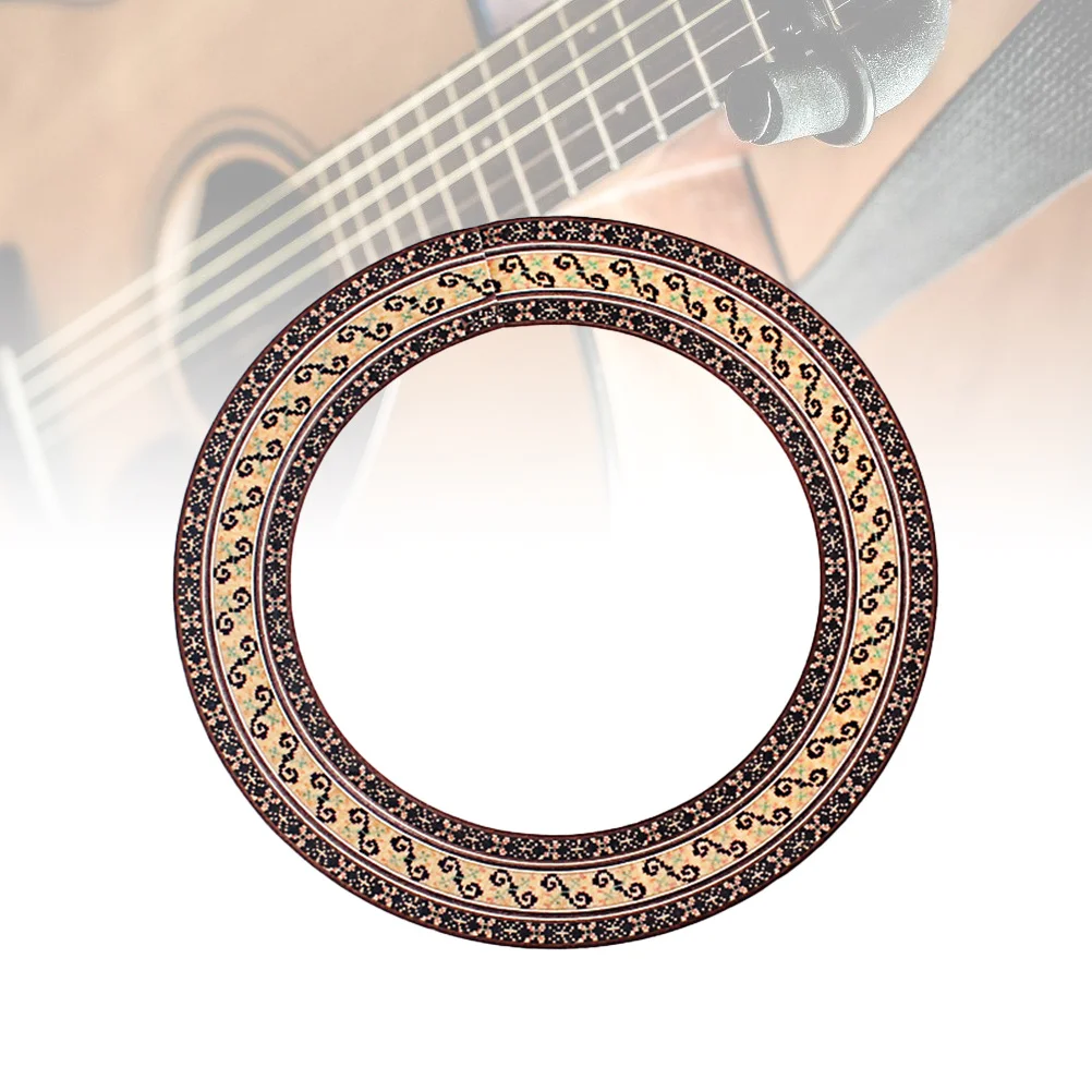 

Curved Rosette Strips 90.5Mm Wooden Sound Hole Inlay For Guitar Decoration Abalone Design Guitar Rosette Inlay Sound Hole