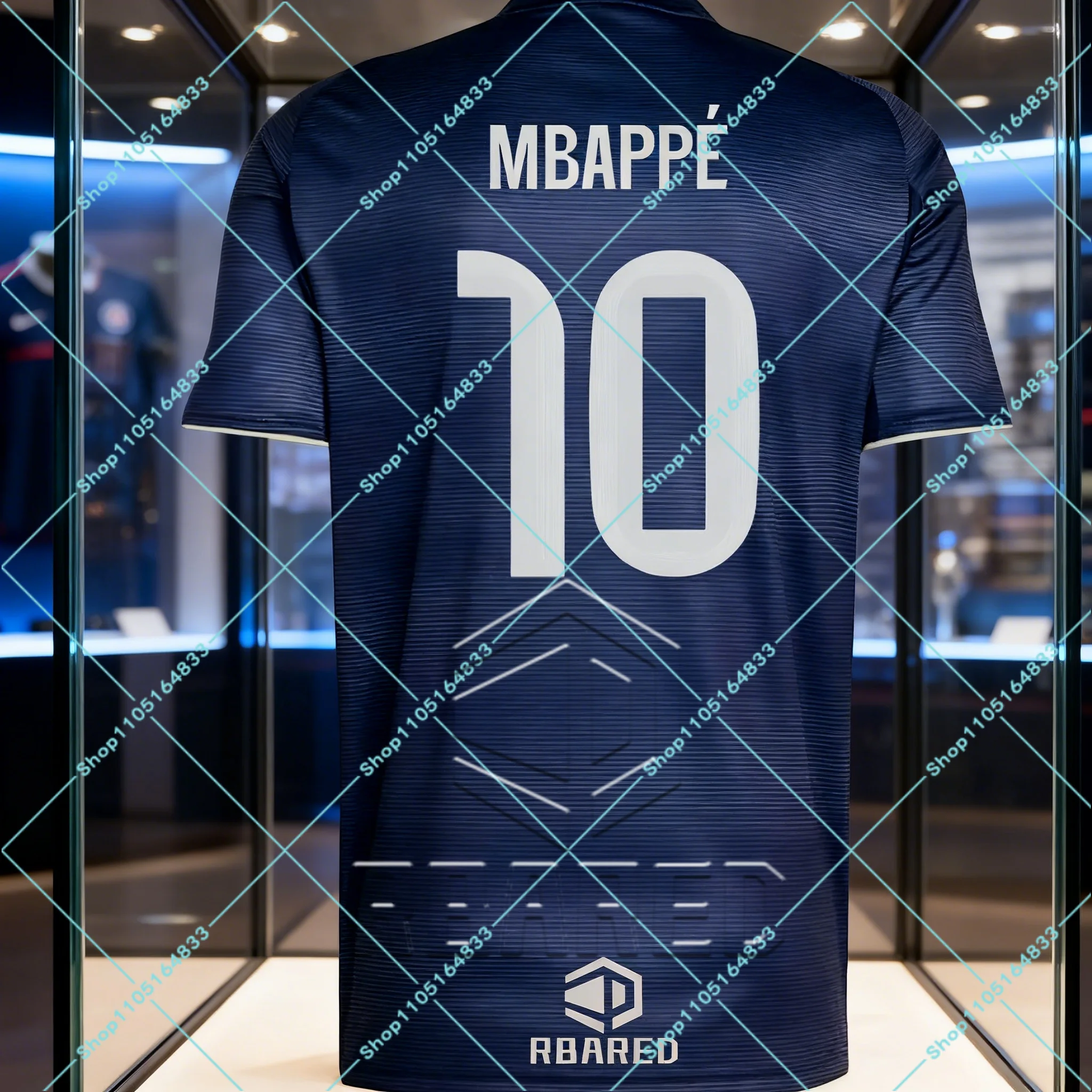 

Mbappé 10 Football Jersey 2025 Edition Soccer Training Kit Short Sleeve Sportswear Men’s Field Performance Shirt Fan Gift Top