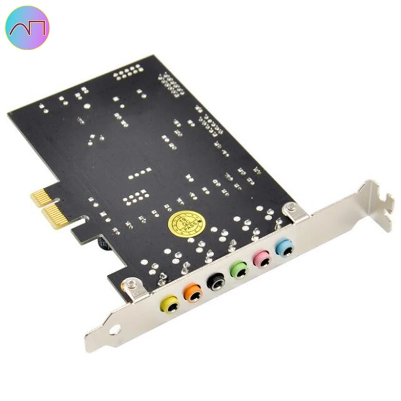 

PCIe 7.1 Channel Sound Card CM8828 + CM9882A with SPDIF Bracket PCIe 7.1CH Analog Digital 3D Stereo Extension Card