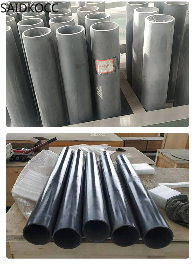 SAIDKOCC SiC Cover Customized High-Temperature Resistant Protective Sleeve for Silicon Carbide Tubes