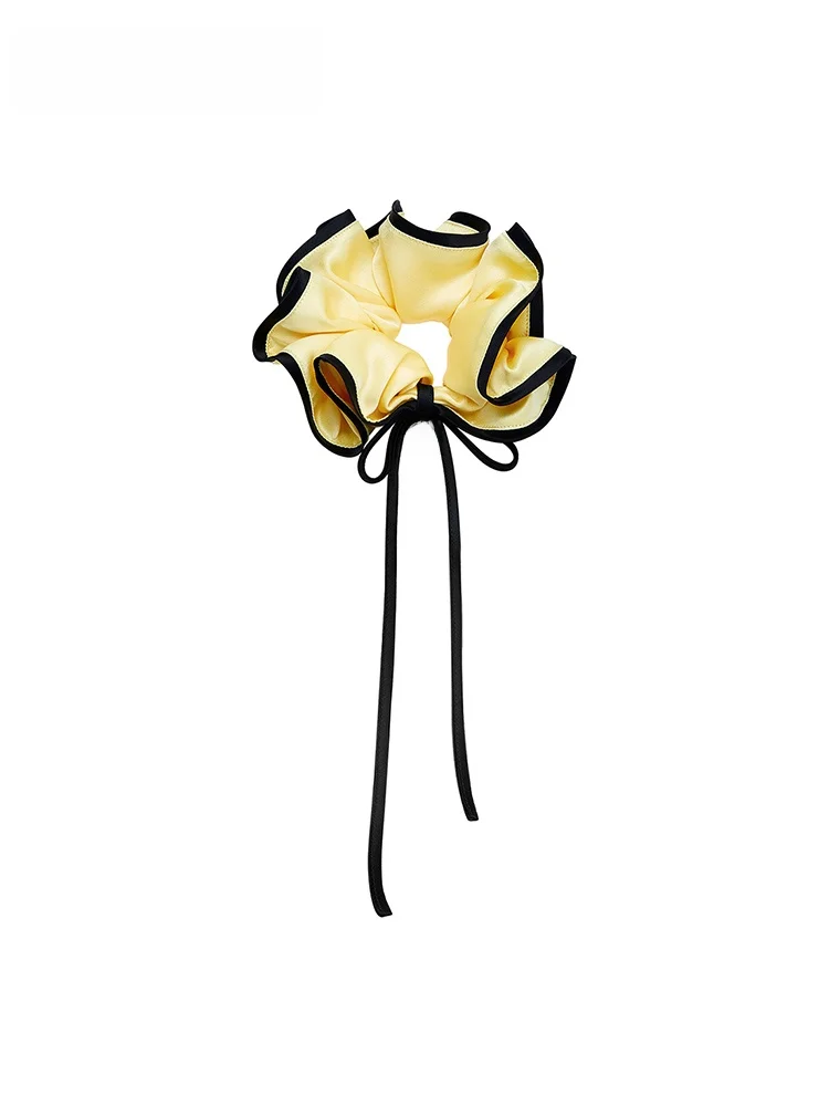 

Элегантные резинки для волос с цветными блоками и узлом для женщин, новый стиль, аксессуары для волос Nana Jacqueline, цветы для волос, оригинальный дизайн