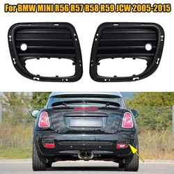 For BMW MINI R56 R57 R58 R59 JCW 2005-2015 Car Rear Bumper Fog Light Frame Grille Car Accessories 51120413257 51120413258