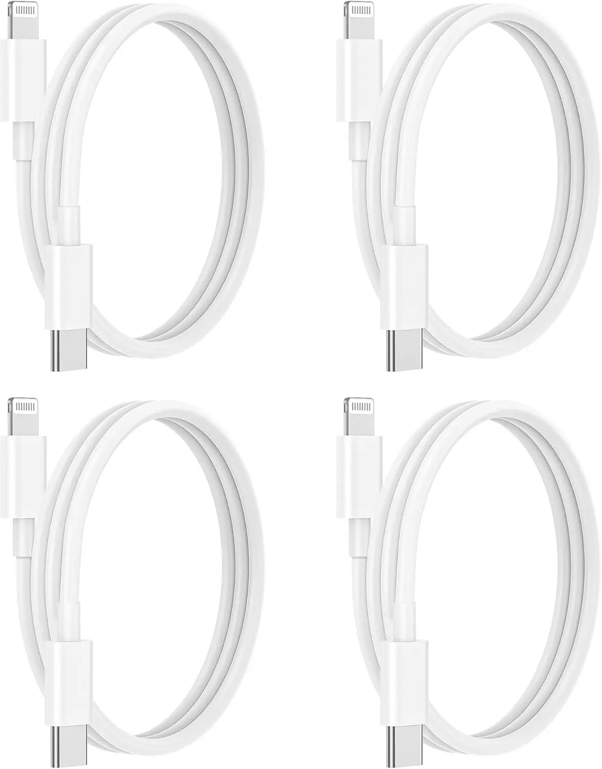 4Pack 3FT Usb C To … - image