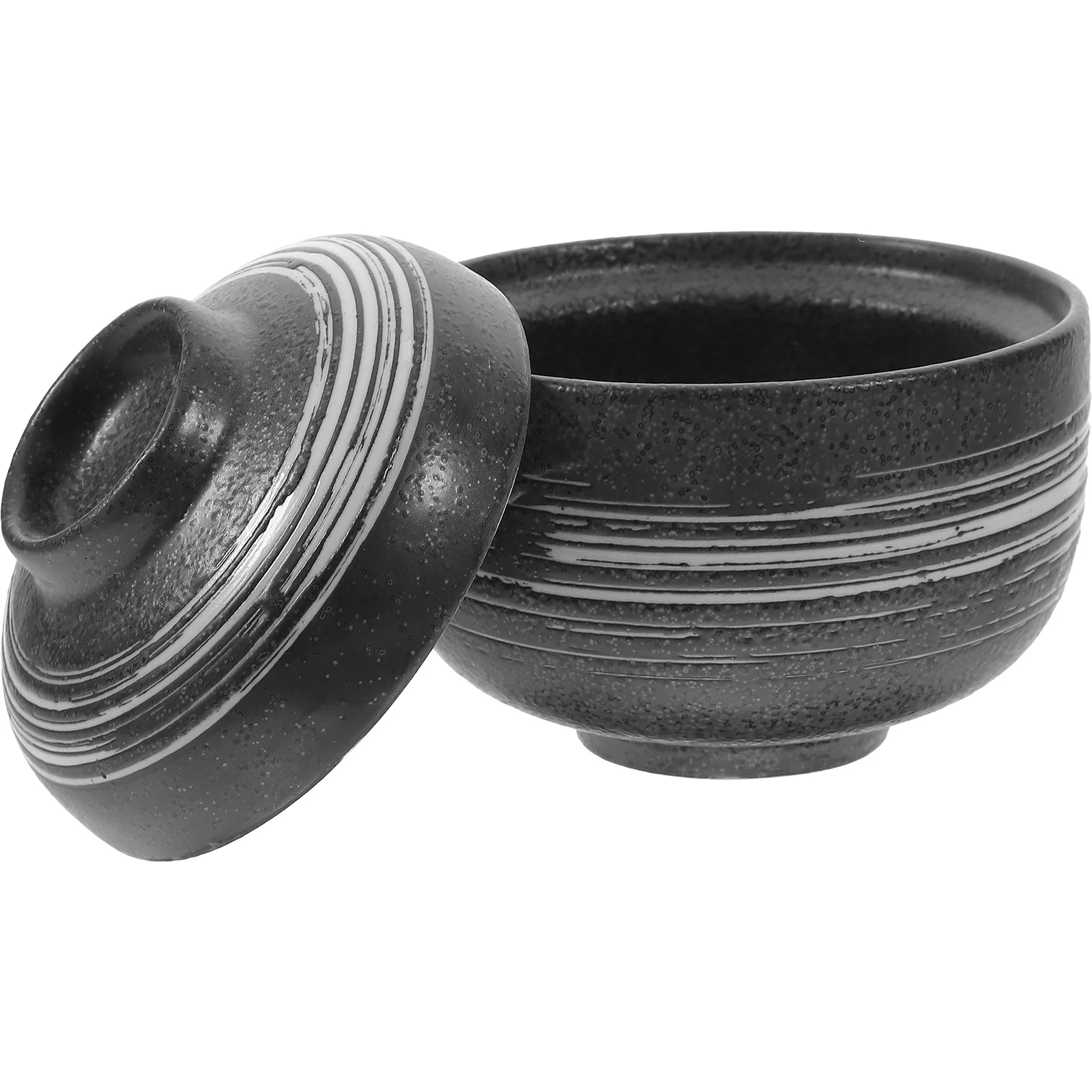 

Multifunctional Japanese Ceramic Soup Bowl Lid Included Microwave Safe Large Serving Bowl Noodle Bowls Japanese Soup Bowls