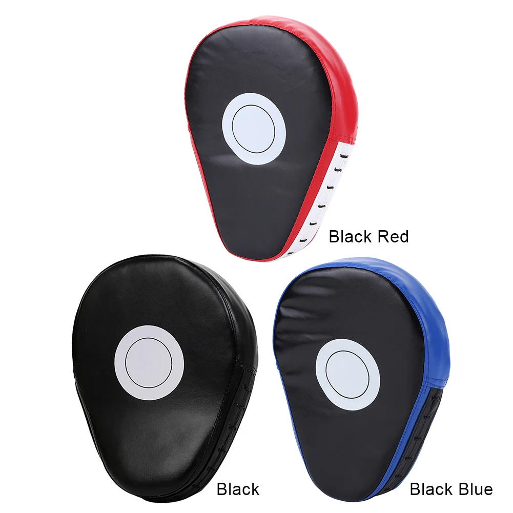 Curved Boxing Hand Target PU Leather Curved Punching Mitts Breathable Focus Mitts Boxing Focus Pad for Martial Arts Training