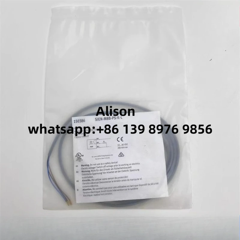 

Original proximity switch magnetic switch SIEN-M8B-PS-K-L150386 SIEN-M8B-PS-S-L 150387