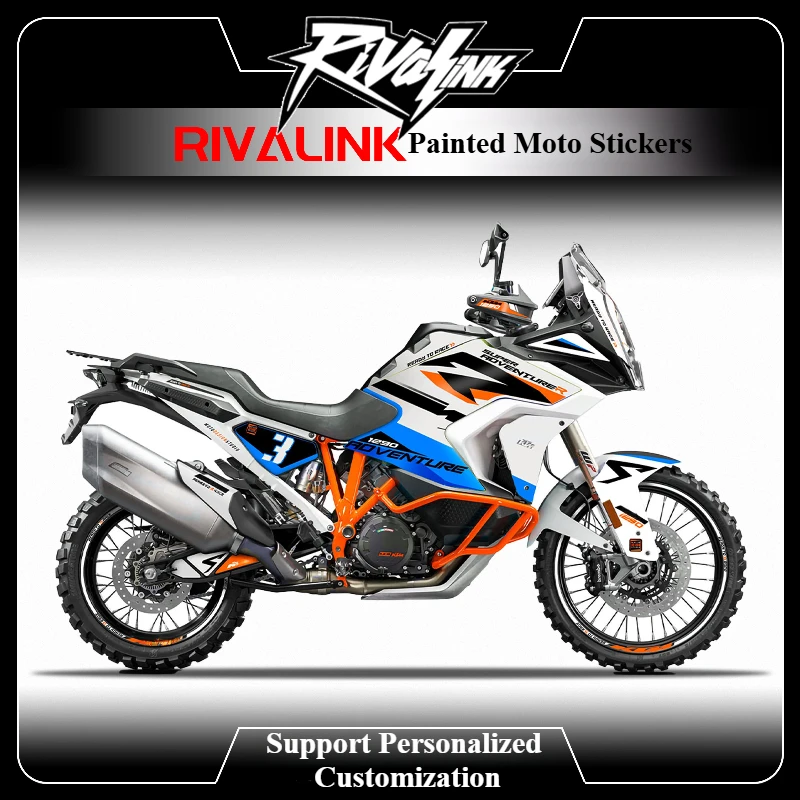 Motorcycle Graphics Decals Kit Anti-scratch For KTM Super 1290 Adventure 2021 2022 2023 2024 3M Customize Moto Stickers