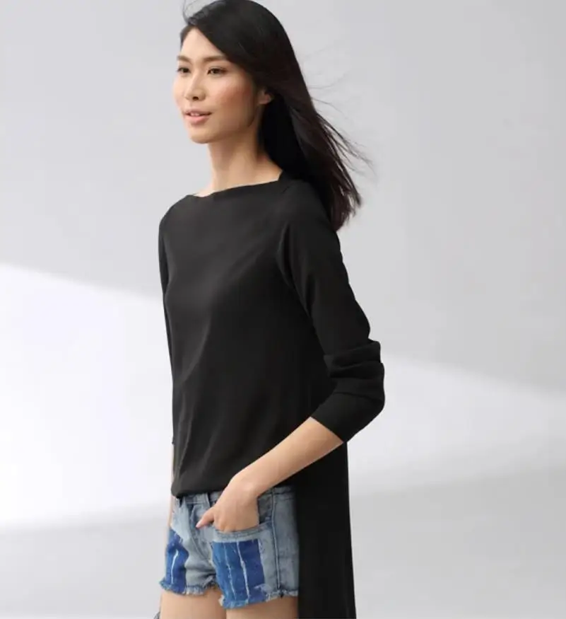 Blusas femeninas de moda para primavera, blusas de chifón elegantes de talla grande, blusas lila coreanas, camisas casuales de mujer
