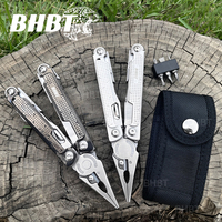 BHBT New 20-in-1 Folding Multi-Tool Pliers Scissors Pocket Knife EDC Outdoor Gear Carry-on Travel Camping Gear