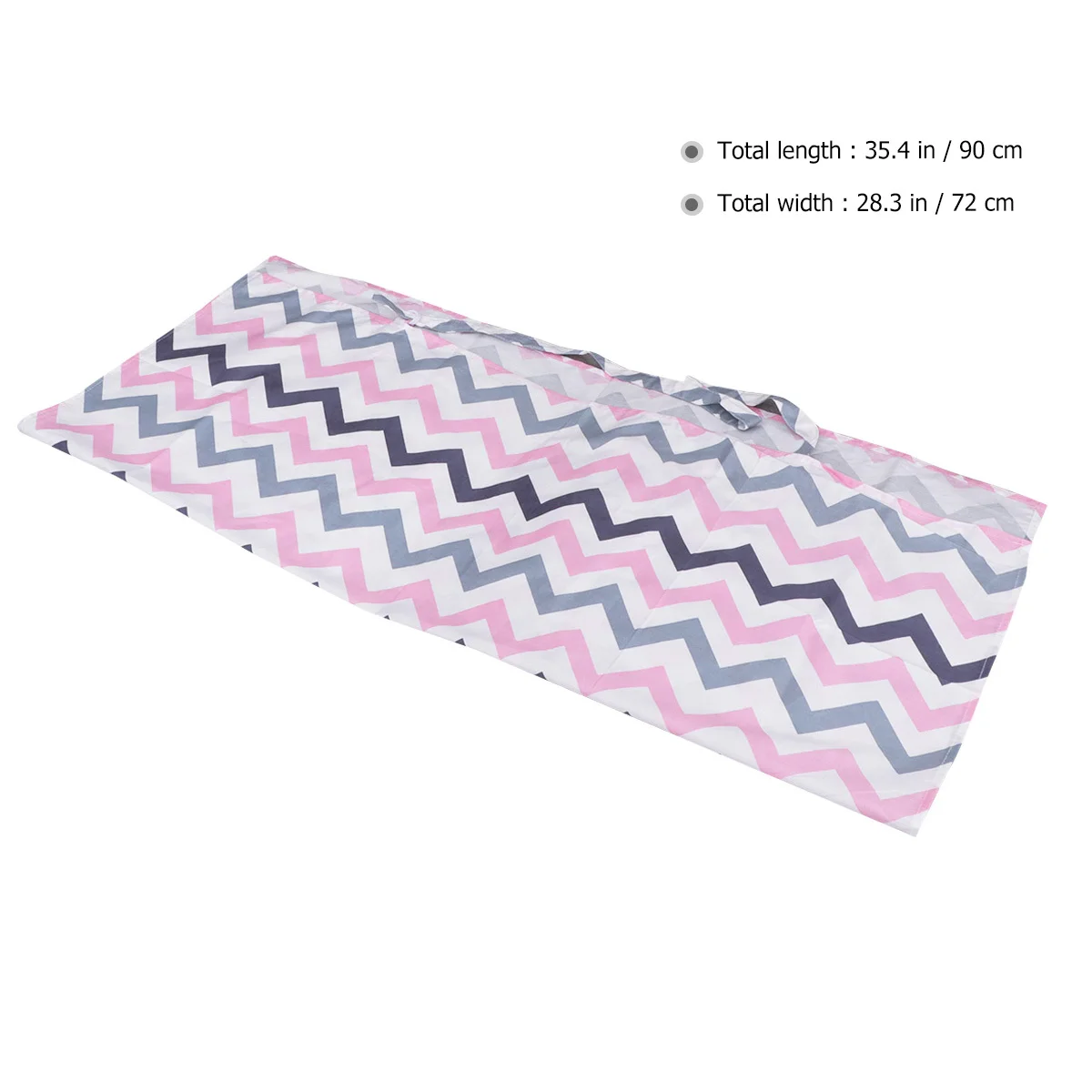 غطاء رضاعة قطني بتصميم مخطط، شال ناعم ومسامي للرضاعة الطبيعية، وشاح للمشي أثناء السفر في الهواء الطلق، غطاء للرضاعة