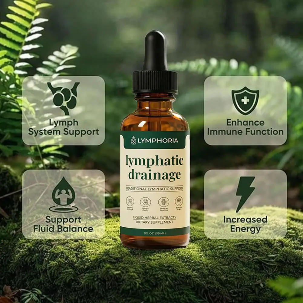 59ml Natürliches Kräuter-Körperpflege-Premium-Ampullenserum für Lymphdrainage, Toxinreduzierung, Verbesserung von Schwellungen, tägliche Pflege – Detail 10