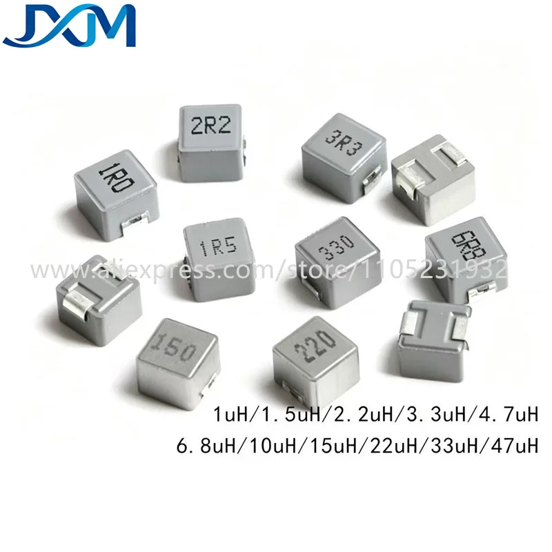 10pcs/lot SMD Molding Power Inductors 0650 1UH 1.5UH 2.2UH 3.3UH 4.7UH 6.8UH 10uH 15uH 22uH 33uH 47uH Inductor