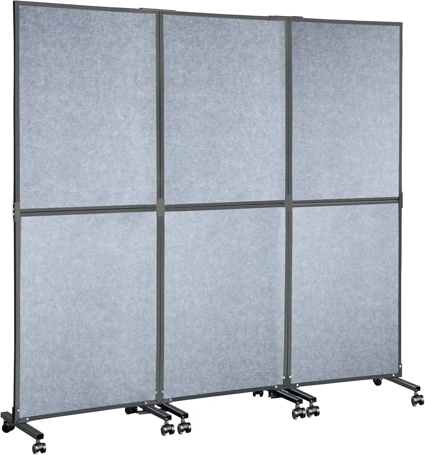 

Room Divider, 5.5 ft Room Dividers and Folding Privacy Screens, Partition Room Dividers 3 Panels, Portable Office Walls Dividers