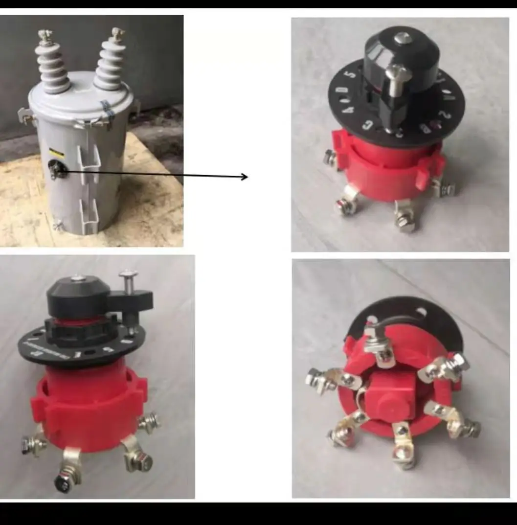 10KV 100A Single pahase  TAP CHANGER SWITCH single phase 6*5 power transformer