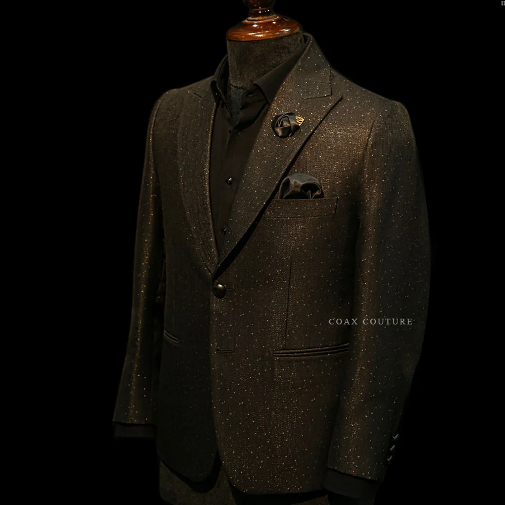 Traje De Hombre Elegante (Blazer + Pantalones) Traje De negocios De boda entallado informal De negocios a la moda para Hombre Traje De Hombre elegante