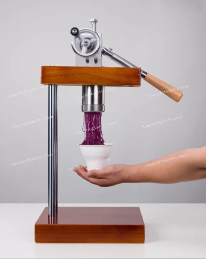 Manual Mont Blanc Chestnut Press Machine for Ice Cream Dessert Making