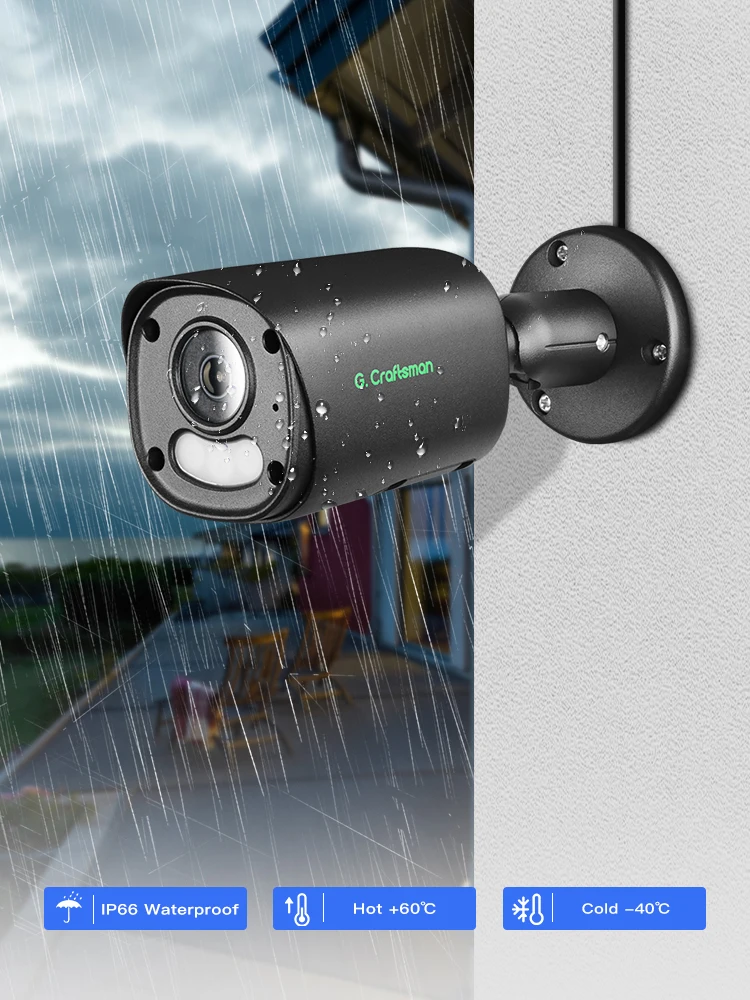 C 4CH 5MP 25fps POE Kit نظام التعرف على الوجه الأمن مراقبة الصوت فيديو HiEasy G.Craftsman #6