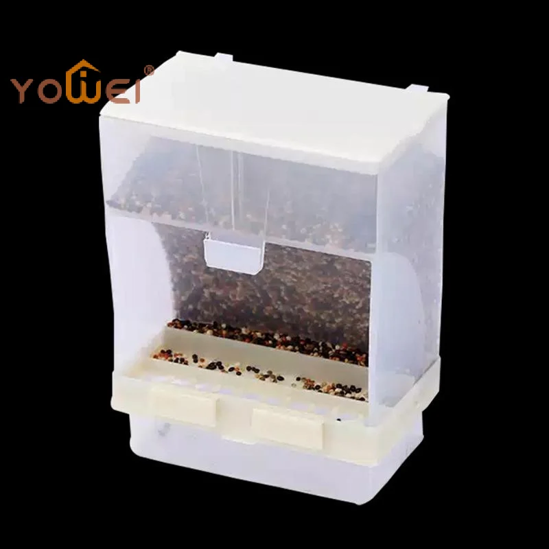 Latest Parrot Food Box, Anti Scattering And Splash Automatic Bird Feeder, Bird Cage Accessories