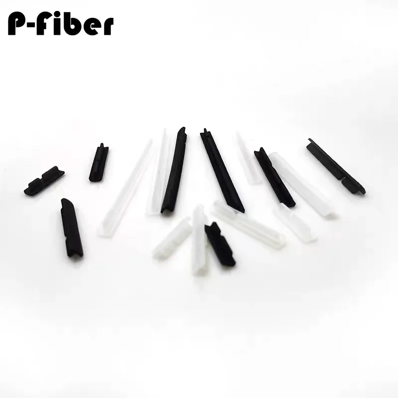 50pcs PCIe slot dust plug PCI-E computer protection cover motherboard dust cap rubber plug silicone black